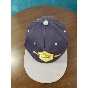 The Original Amsterdam Dutch Denim Mens Hat Cap Blue Snapback Adjustable